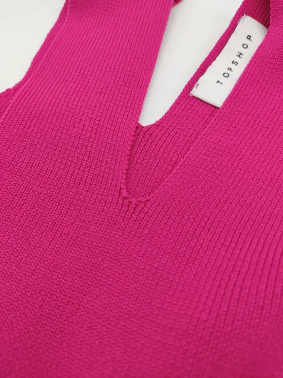 Topshop Damen Kleid, pink - Gr. XS – Bild 4