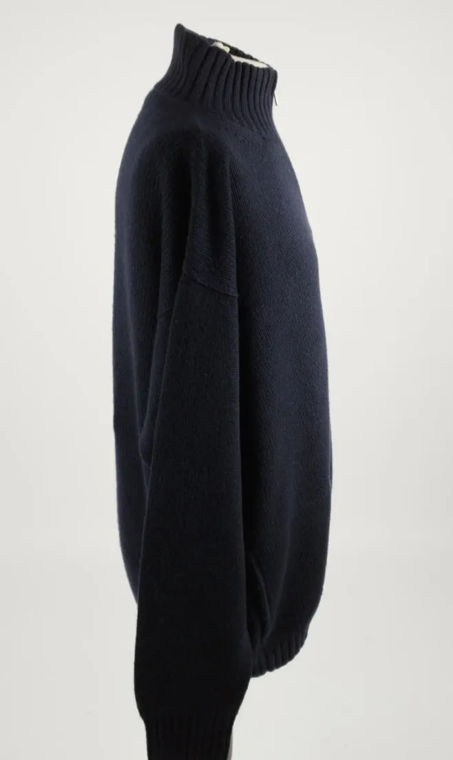 Loro Piana Pullover mit Reißverschluss - Größe 54 / 100% Kaschmir – Bild 2
