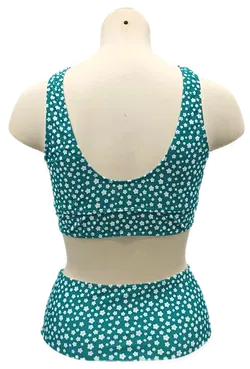 Bikini grün mit Blumen Gr. 1XL - Bild 2