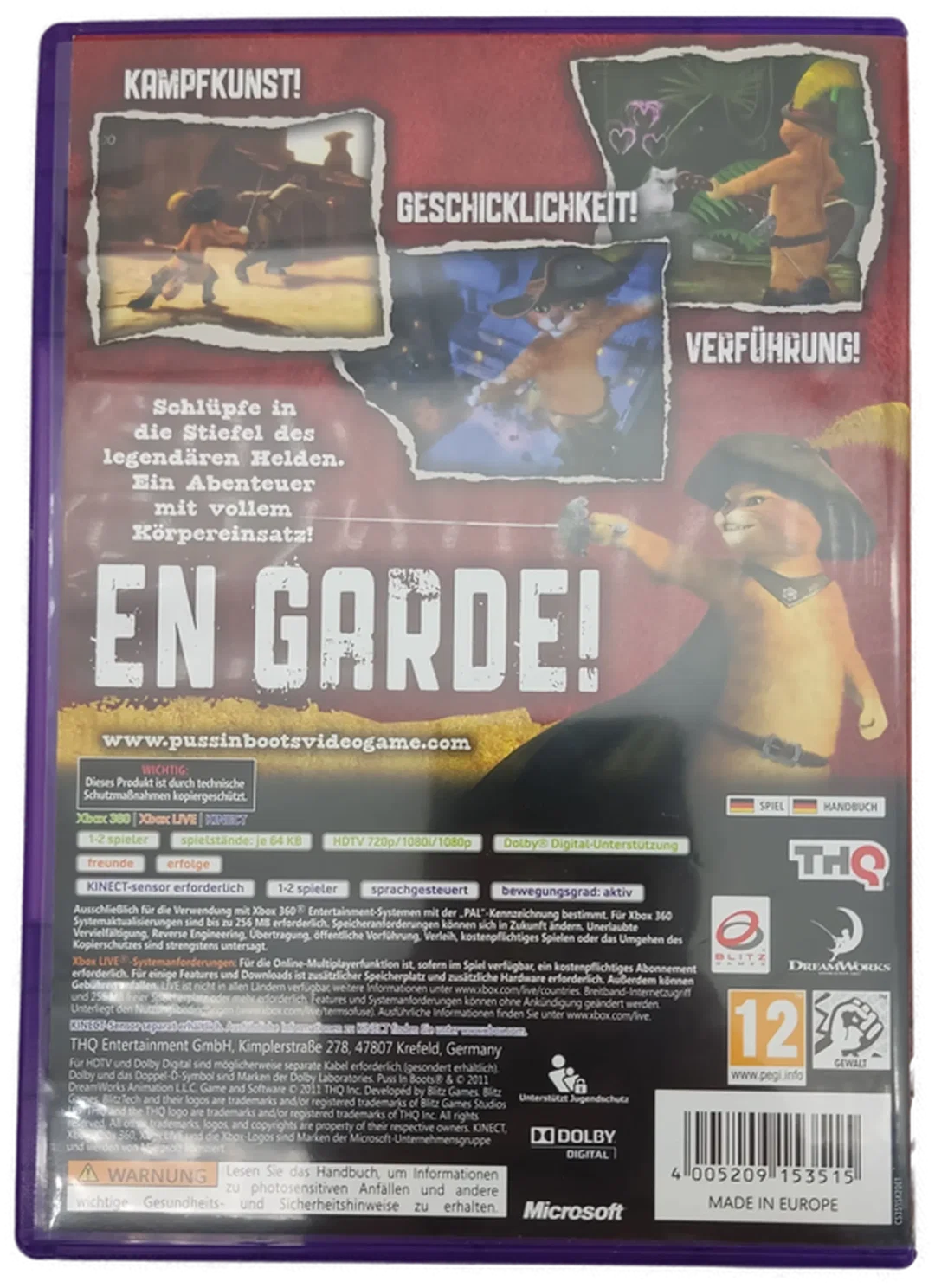 XBOX 360 -  Der gestiefelte Kater – Bild 2