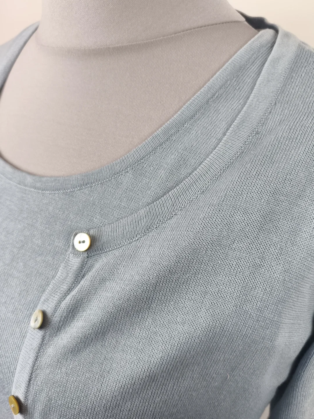 Peter Hahn, Twinset Damen Weste/Pullover, Gr. 38 – Bild 2