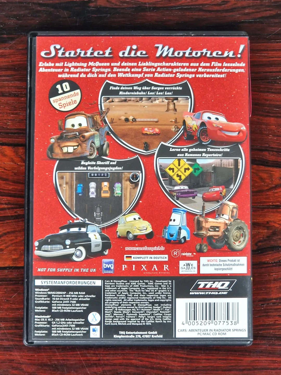 Disney Pixar Cars: Abenteuer in Radiator Springs - PC-Spiel - CD-ROM – Bild 2