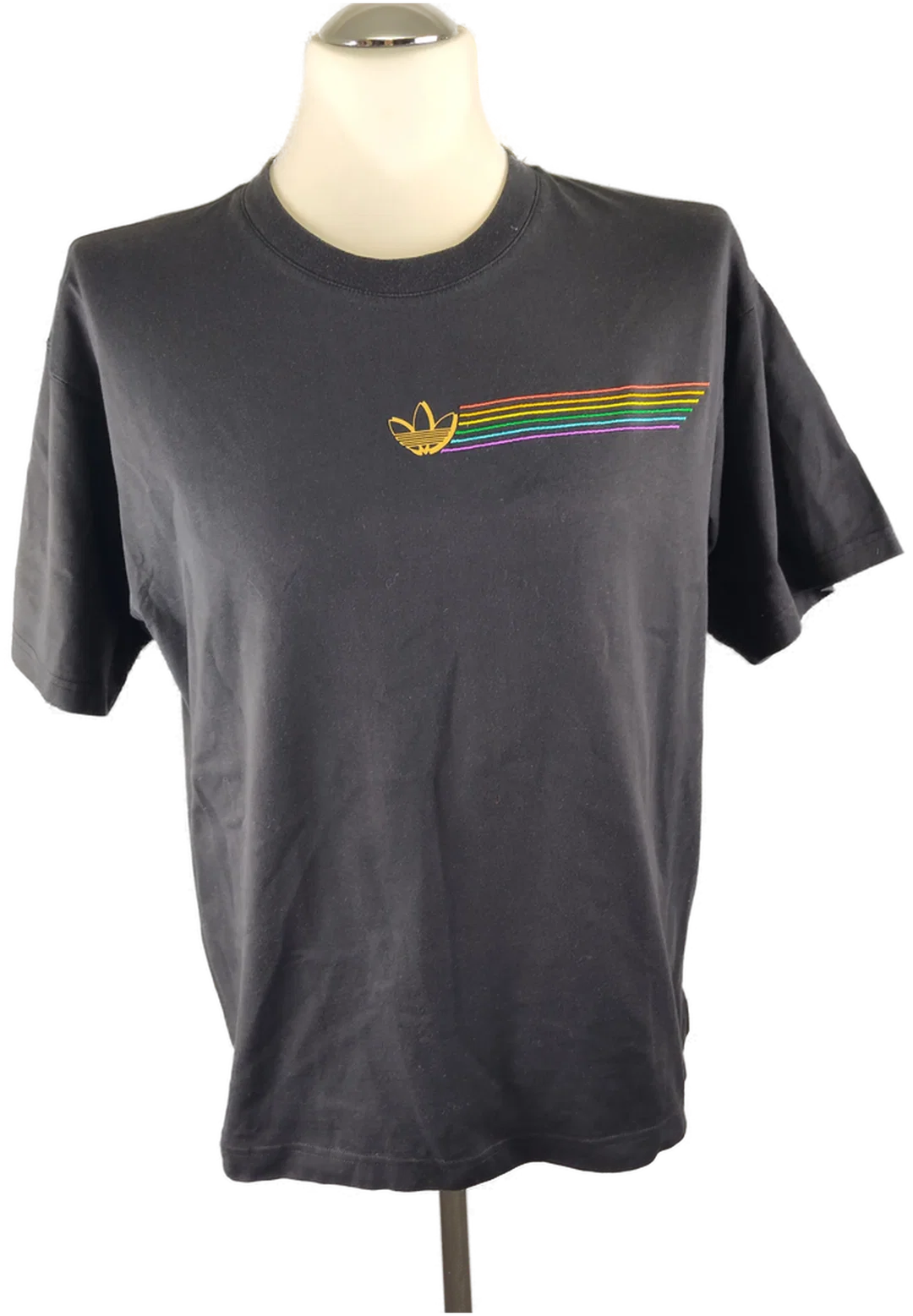 T-Shirt Adidas Unifarben Herren Größe 50 Baumwolle | Casual-Liebling - Bild 4