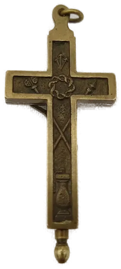 Aufklappbarer Anhänger mit Jesuskreuz  - Bild 2