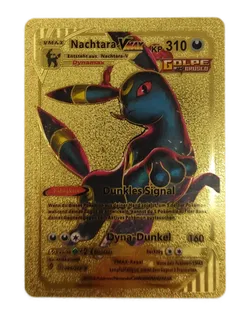  Pokémon Sammelkarte Goldfolie Nachtara Vmax - Bild 1