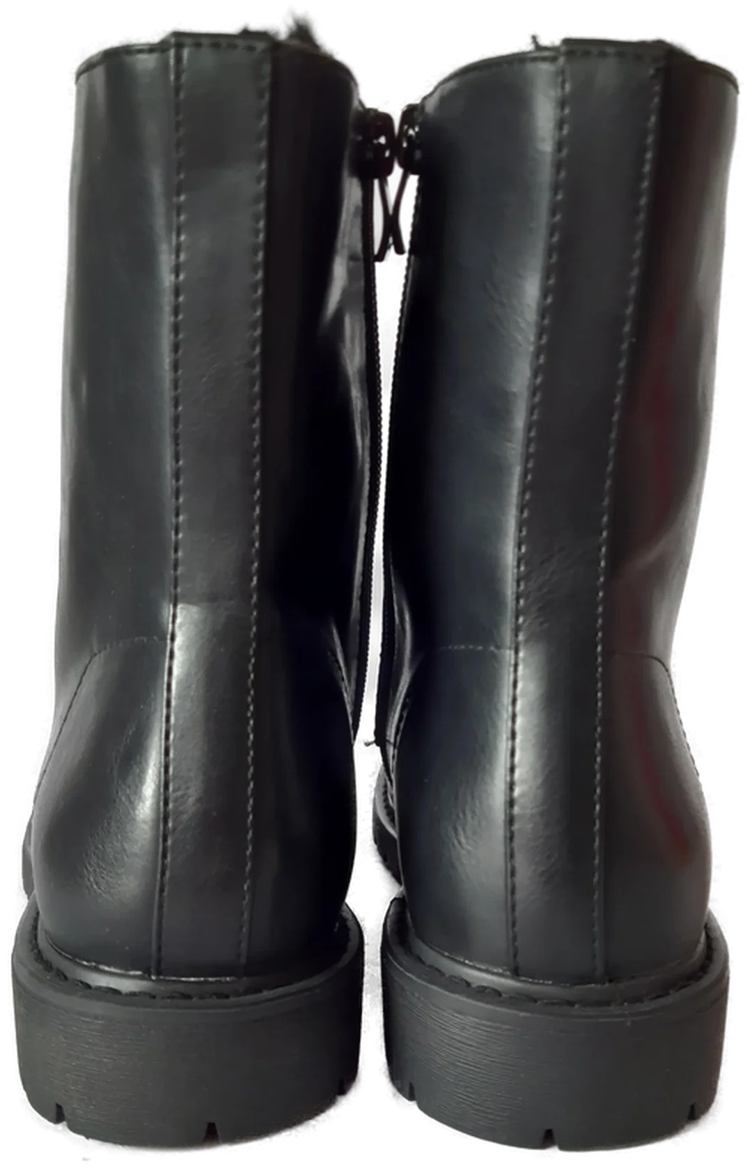 Anna Field Damen Stiefeletten Lederimitat, schwarz - Gr. 42 – Bild 5