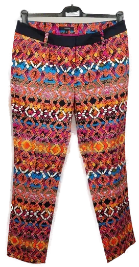 comma bunte Damen Hose Gr. 42, W34/L28 - Bild 1