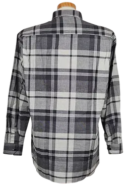 LUIGI Vintage Herren Hemd, grau - Gr. M  - Bild 3