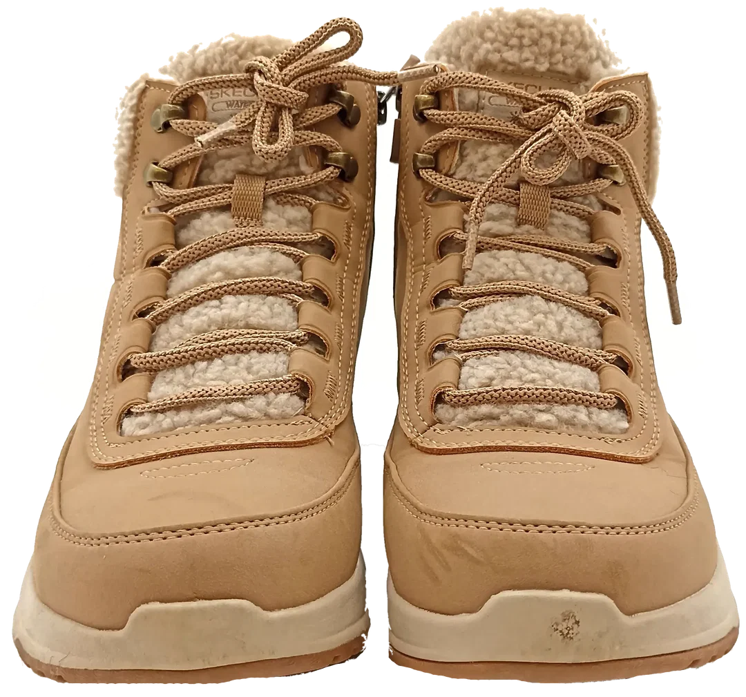 Skechers Damen Winterboots beige Gr. 38 – Bild 2