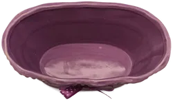 romantischer Übertopf, lila - Bild 2