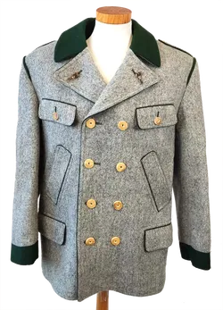 Original Schladminger Herren-Janker, grau - Gr. 24 - Bild 1