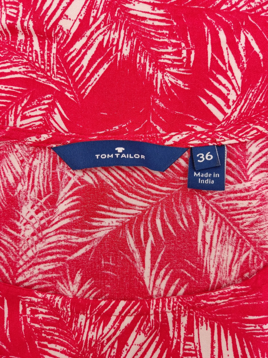 Tom Tailor Damen Kleid rot Gr. 36 – Bild 4