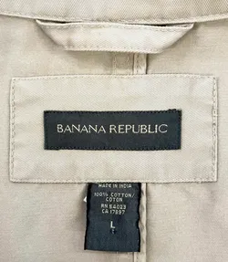 Banana Republic Herren Trenchcoat beige Gr. L - Bild 3