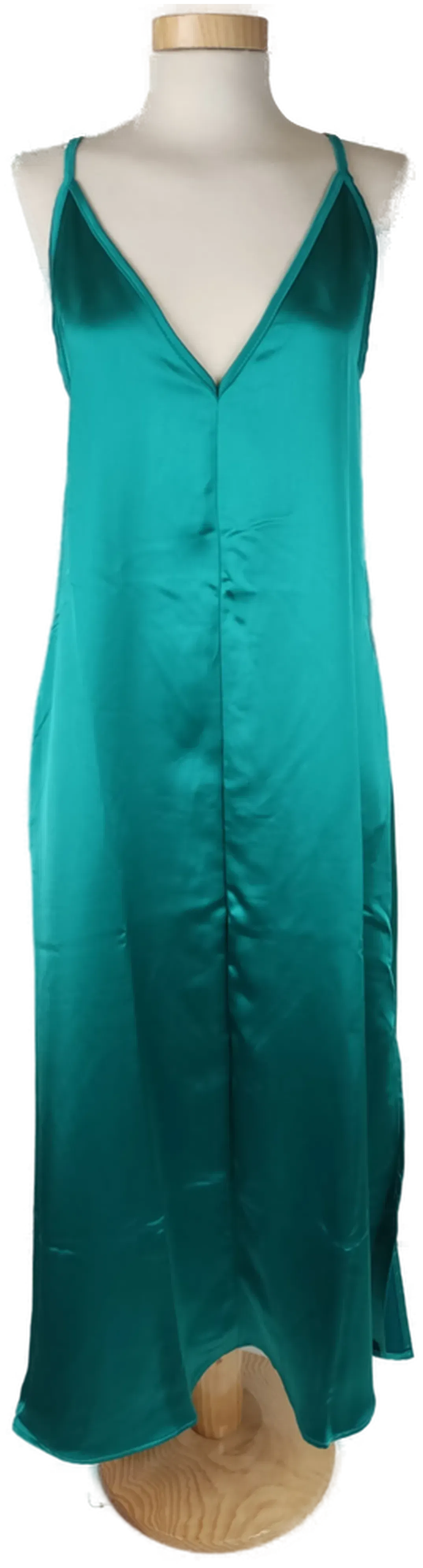 Neu! Satin-Damenkleid in Türkis Gr. XS/S - Bild 4