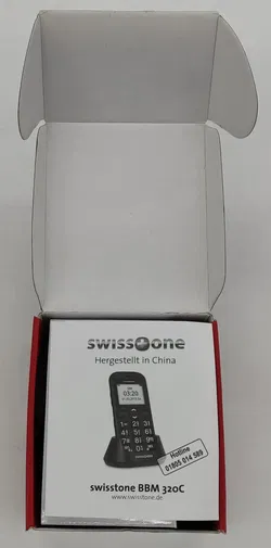 Swisstone Mobiltelefon BBM 320c /GSM/All Carriers/ 1 GB schwarz  - Bild 4