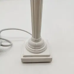 Tischlampenfuß Shabby-Chic Weiß | Vintage-Charme - Bild 2