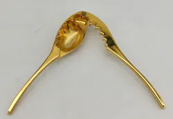 Mid Century Nussknacker aus Messing - Bild 3