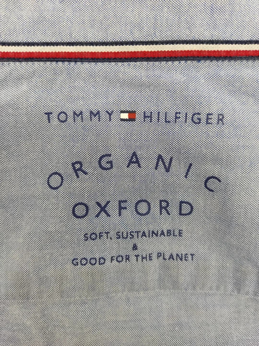 Tommy Hilfiger Herren Hemd blau Gr.L – Bild 4