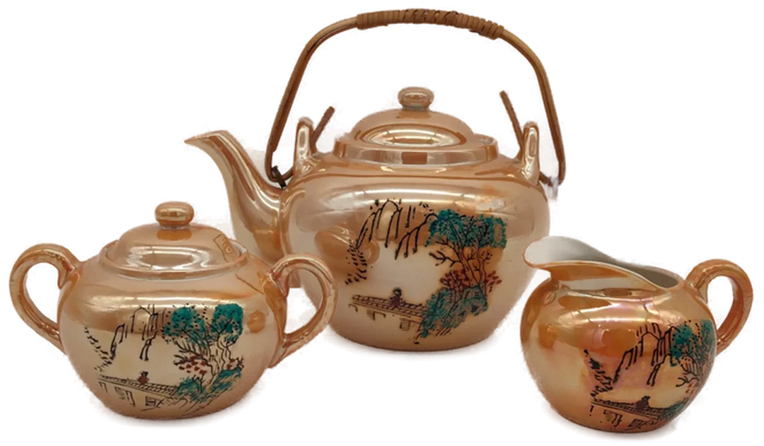 Chinesisches Kaffeegeschirr Sonstige Gold | Orientalischer Glanz - Bild 1