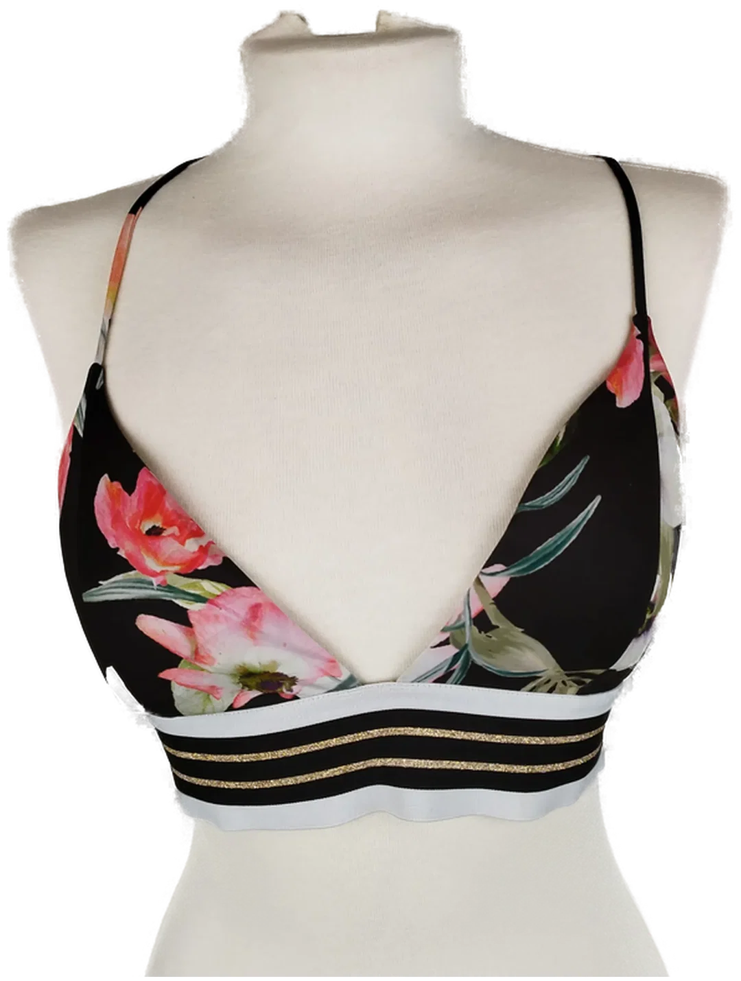 H&M Bikini-Top - Gr. 38 / Geblümt - Bild 4