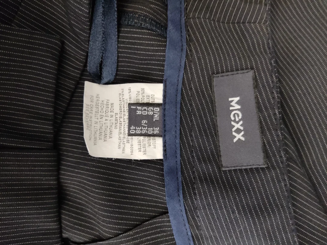 MEXX Hosenanzug Damen Mischfaser Gestreift | Zeitloser Klassiker; Blazer GR. 38; Hose GR. 36 – Bild 8
