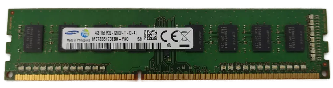 Samsung 4GB DDR3 1Rx8 PC3-12800U-11-12-A1 Arbeitsspeicher / RAM - Bild 1
