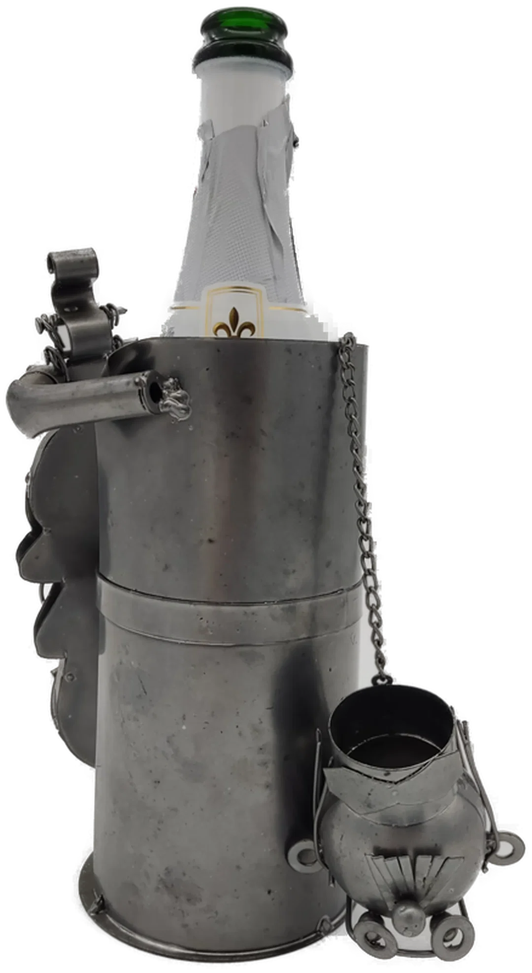 Flaschenhalter Metall | Industrieller Charme – Bild 2