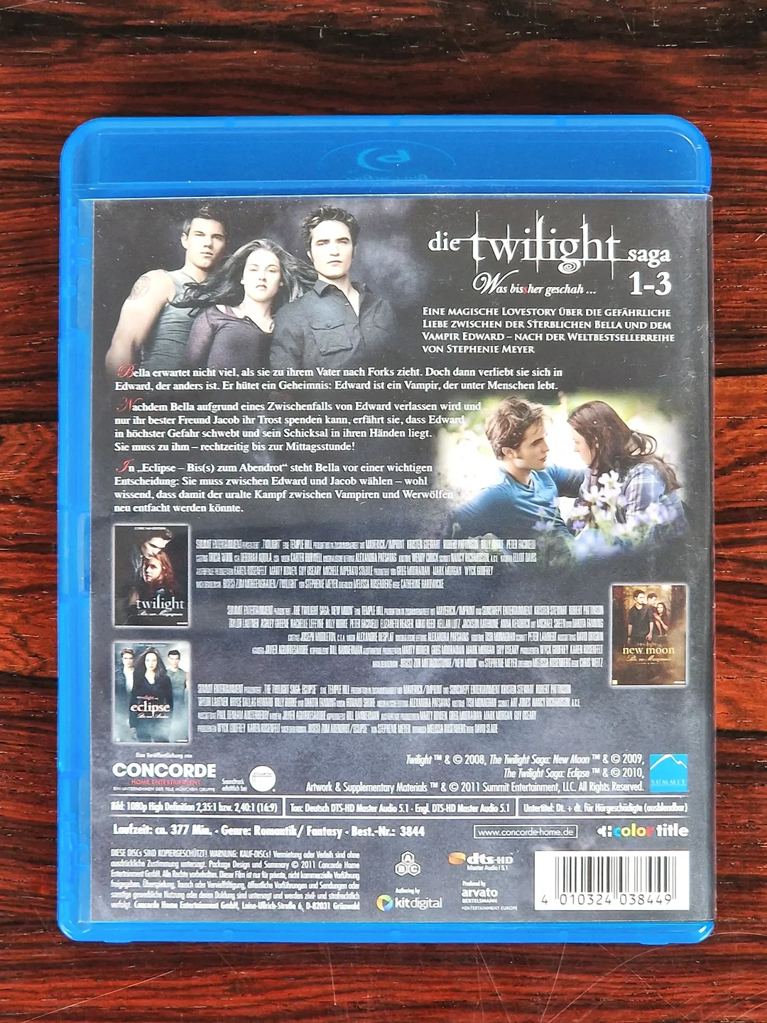 Die Twilight Saga - Was bisher geschah 1-3 - Film - Blu-ray - 3-Disc Limited Edition – Bild 2