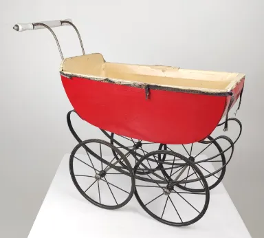Sammlerstück! - Historischer Puppenwagen um 1900, stark restaurierungsbedürftig - Bild 2