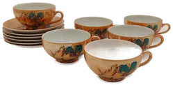 Chinesisches Kaffeegeschirr Sonstige Gold | Orientalischer Glanz - Bild 5
