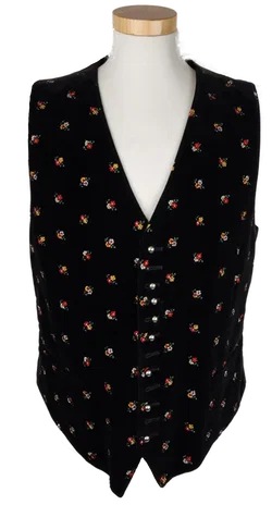 LODENFREY Herrenweste schwarz Gr. 54