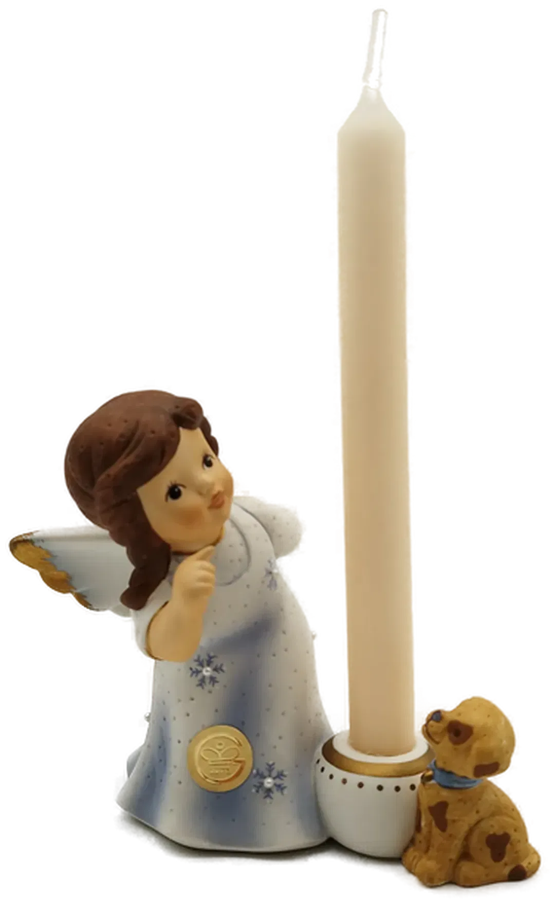 Goebel Porzellan - Schutzengel Kerzenständer - 9,5cm - Bild 1