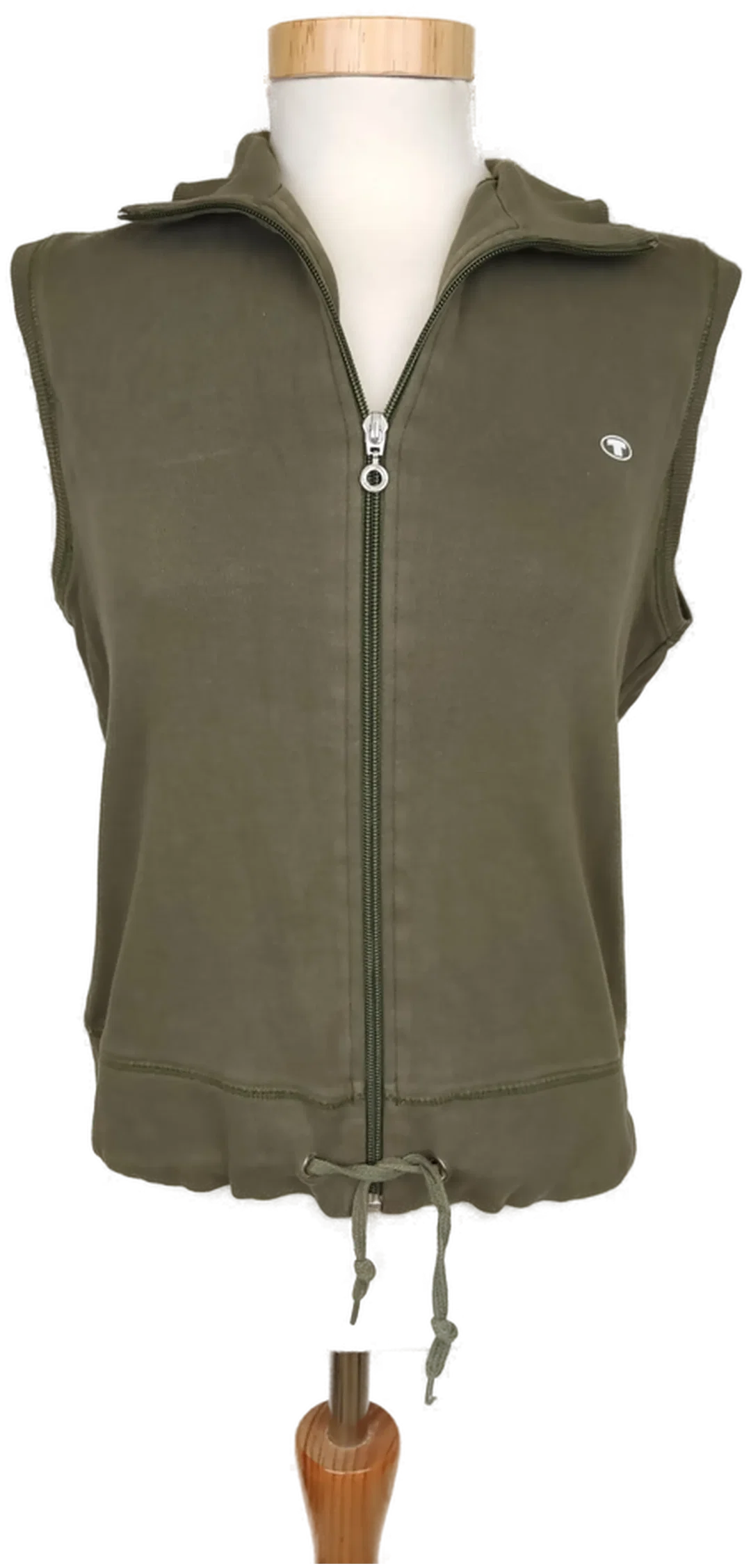 Tom Tailor Damen Weste armygrün mit Druck - L/44 - Bild 4