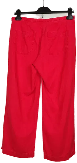 Vanilia Damenleinen Hose rot - S/ 36 - Bild 2