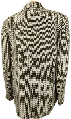 Frankenwälder Damenblazer / beige-schwarz gemustert - XL/42 - Bild 2