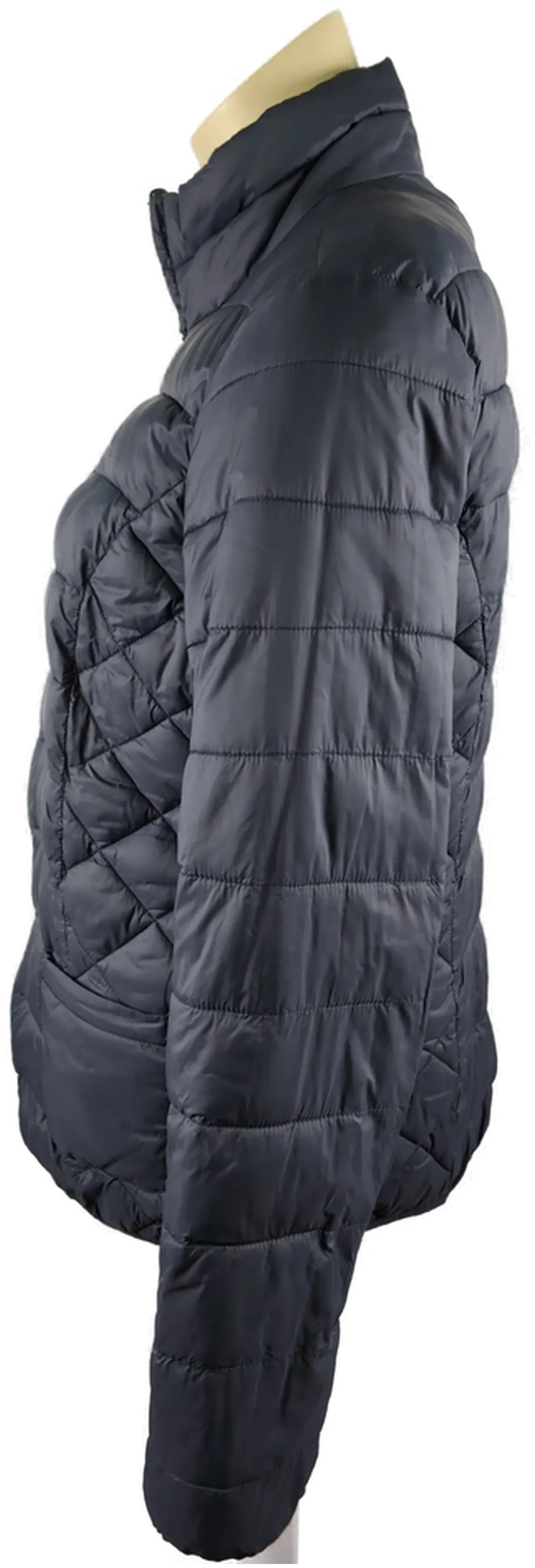 Herren-Steppjacke in Dunkelblau-Türkis | Wendbar – Bild 3