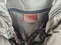 Damen Ledertasche - grau  - Bild 8