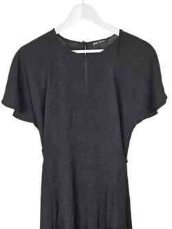 ZARA Damen Maxikleid, schwarz - Gr. L – Vorschau 3