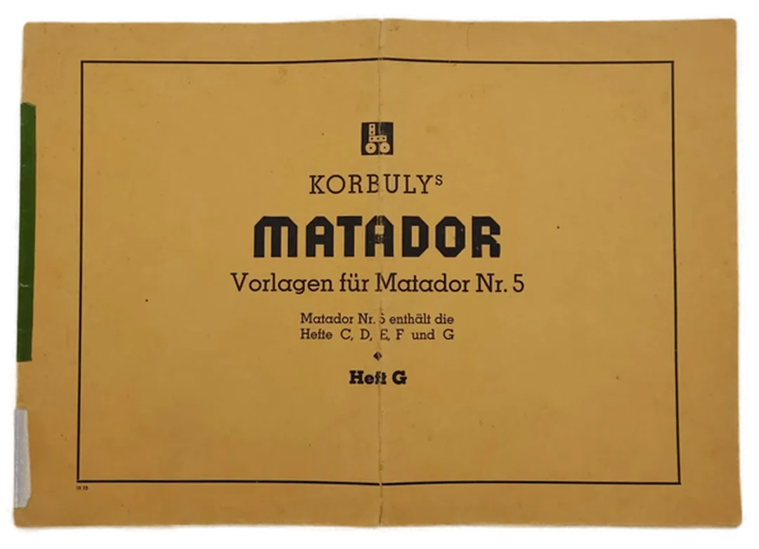 MATADOR Korbulys Vintage Baukasten aus Holz "Nr. 5A" – Bild 4