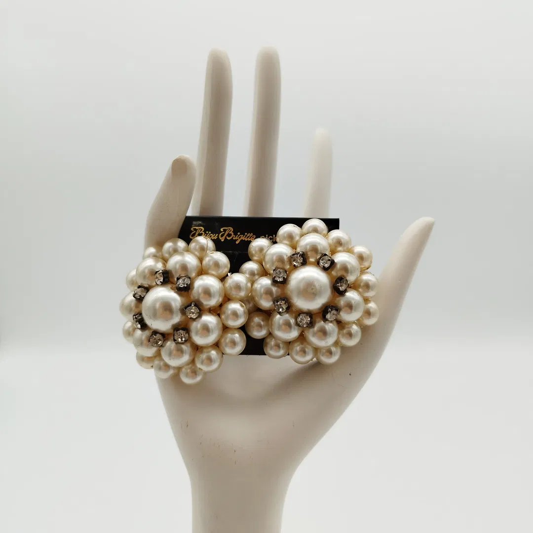 Bijou-Brigitte, Faux-Perlen Clip-On Ohrringe - Bild 4