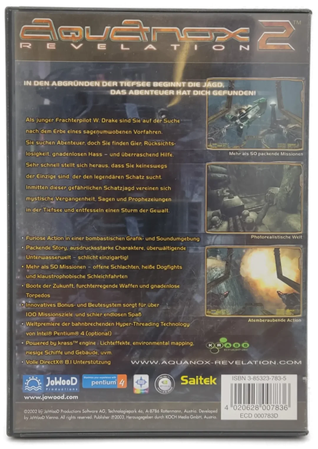 PC CD-ROM "Aquanox 2 Revelation" – Bild 2