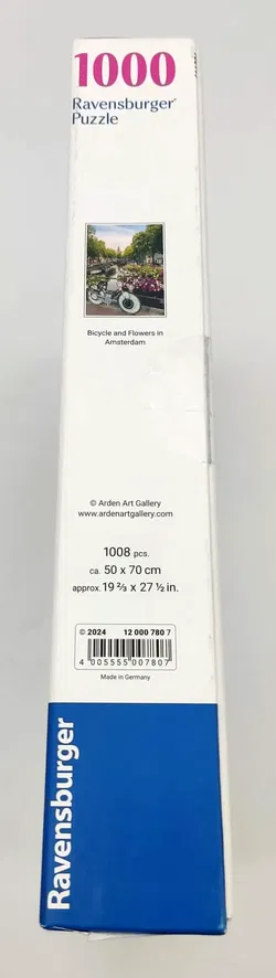 Ravensburger Puzzle 1000 Bicycle and Flowers in Amsterdam - Bild 2