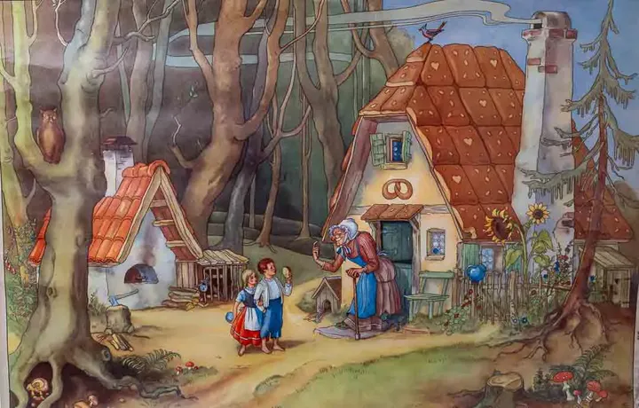 Lehrtafel, Stockmann Verlag Bochum Märchenbilder, Hänsel und Gretel - Bild 4