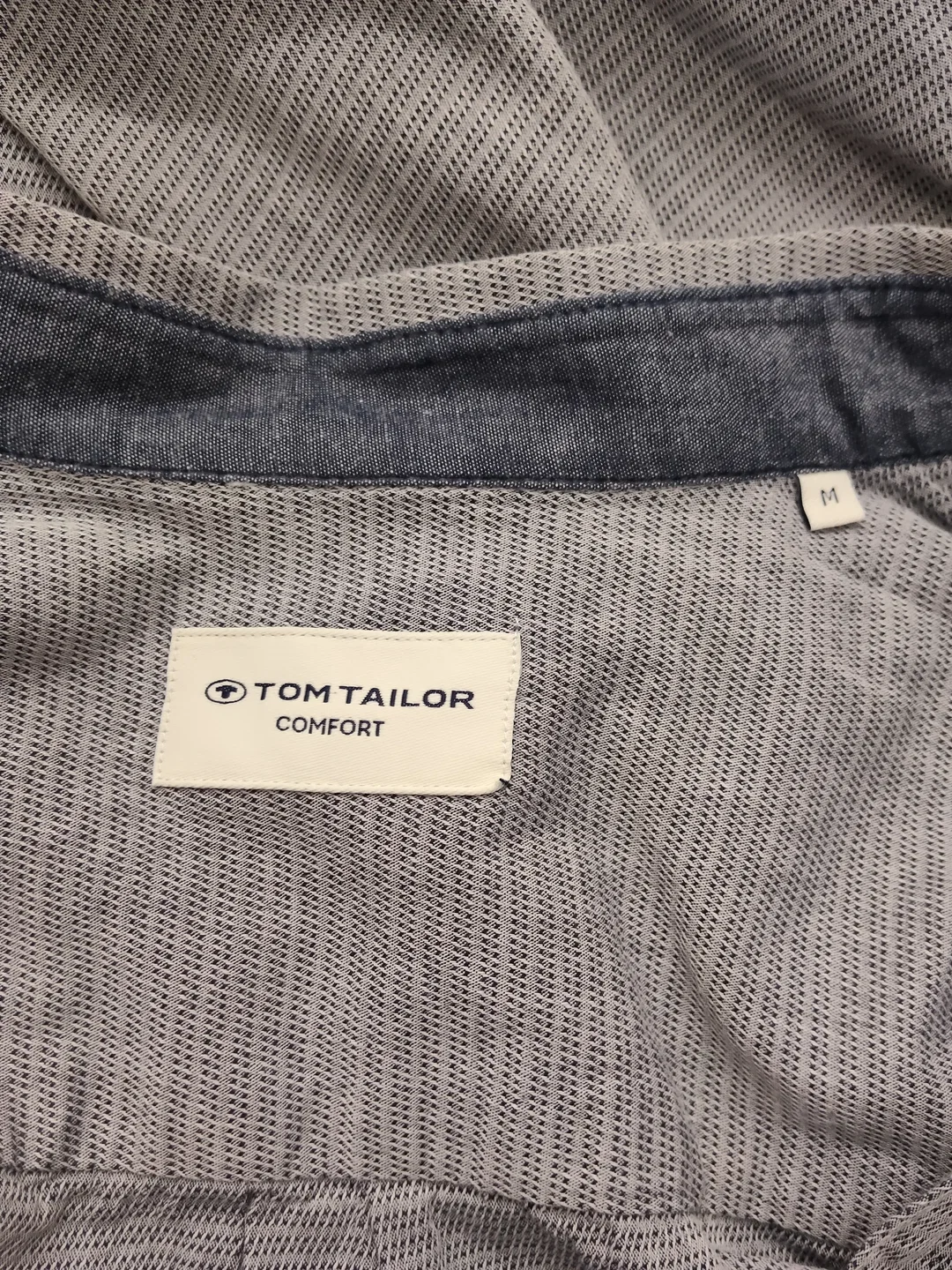 Herrenhemd Tom Tailor Baumwolle Unifarben | Casual-Essenz – Bild 4