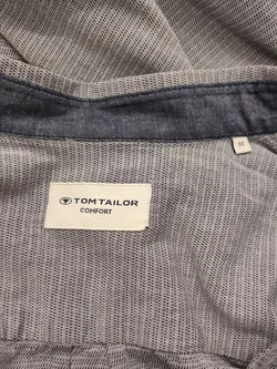 Herrenhemd Tom Tailor Baumwolle Unifarben | Casual-Essenz – Vorschau 4
