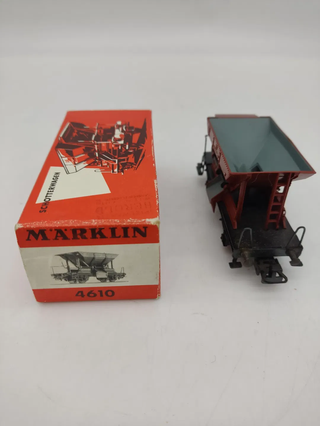 Märklin 4610 Schlotterwagen in der Originalverpackung aus dem Jahr 1958 - Bild 4