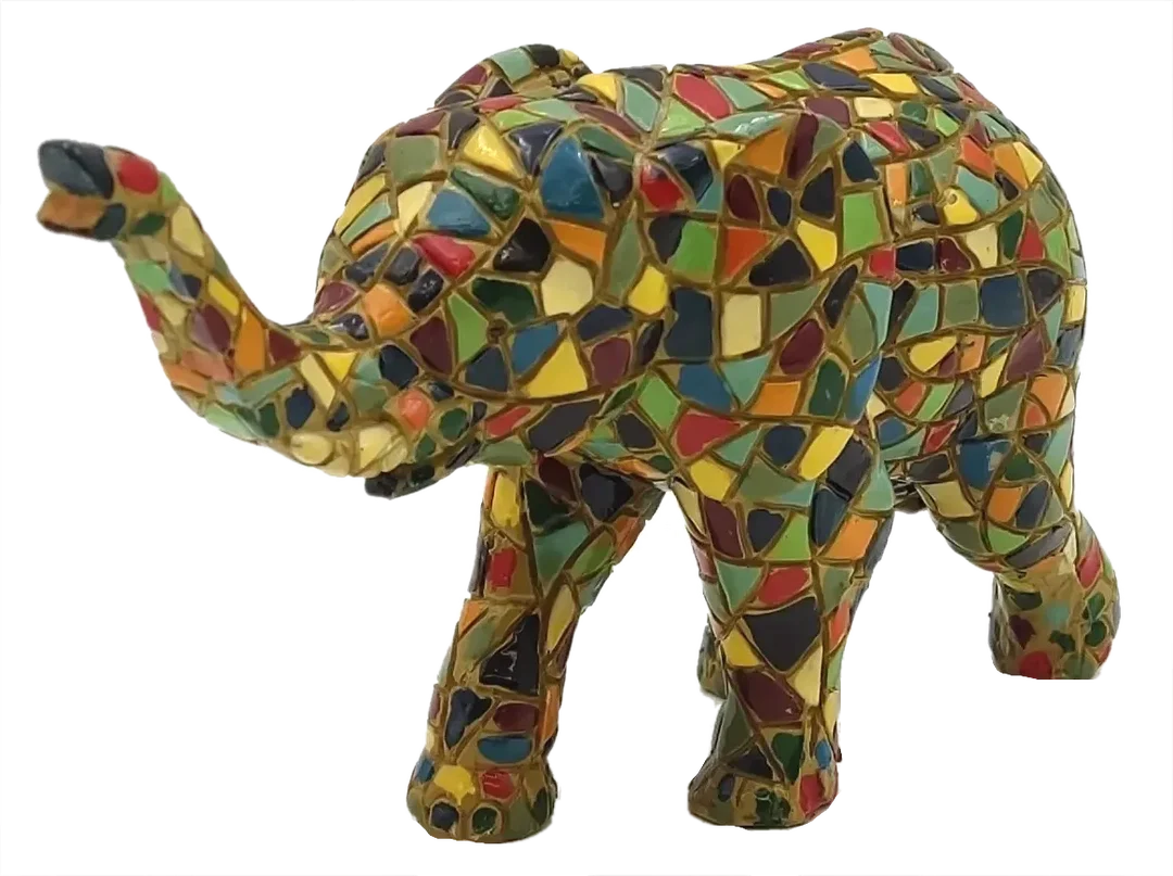 Mosaik Elefant - Gaudí‑Stil - Bild 4