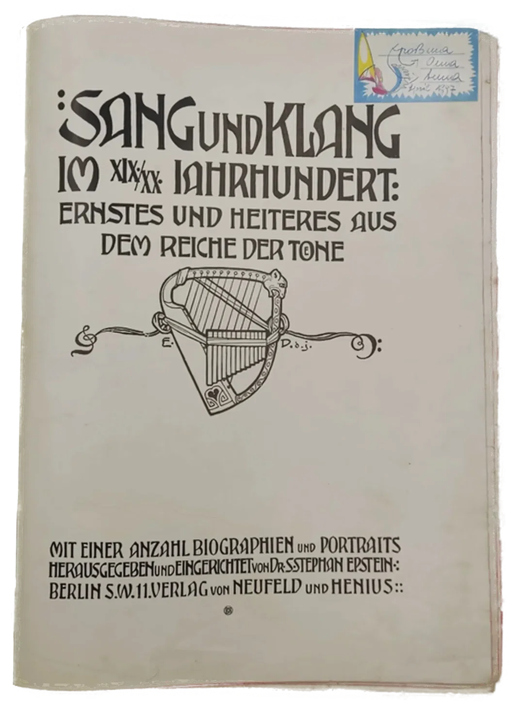 Sang und Klang im XIX / XX Jahrhundert : Ernstes und Heiteres aus dem Reiche der Töne – Bild 4