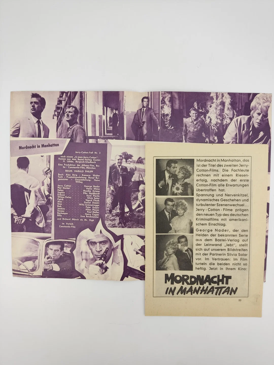 21x Vintage Filmprogramme Deutscher Film - 1960er – Bild 2