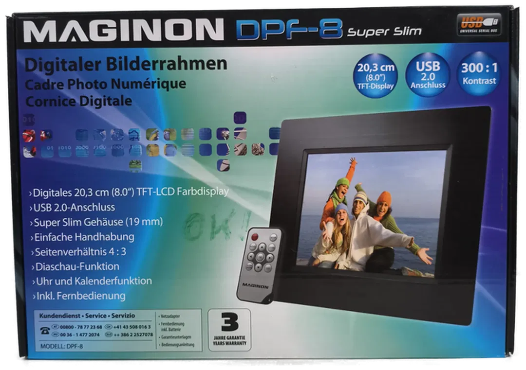 Maginon, digitaler Bilderrahmen, neu - Bild 3